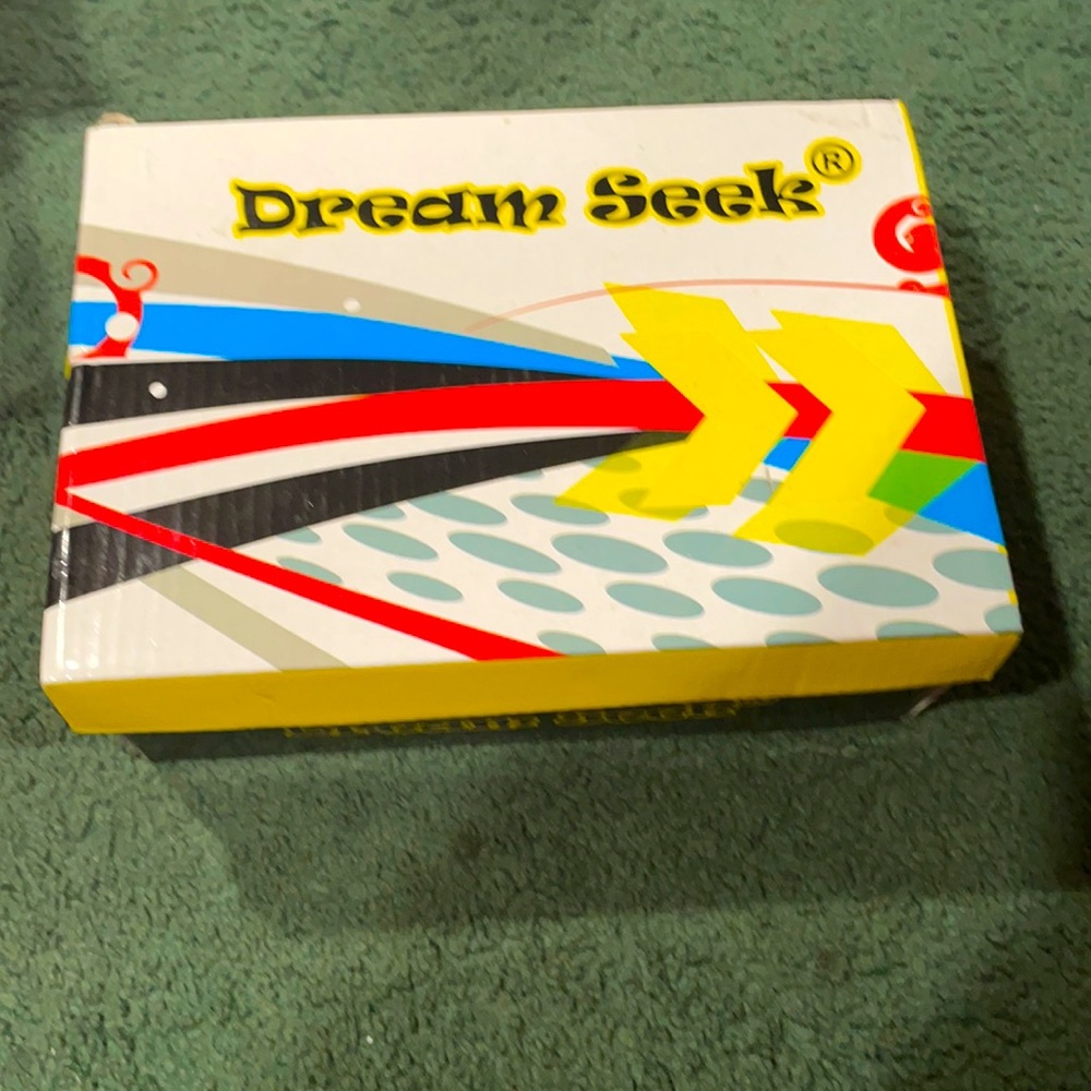 Brand new in box black Velcro sneakers